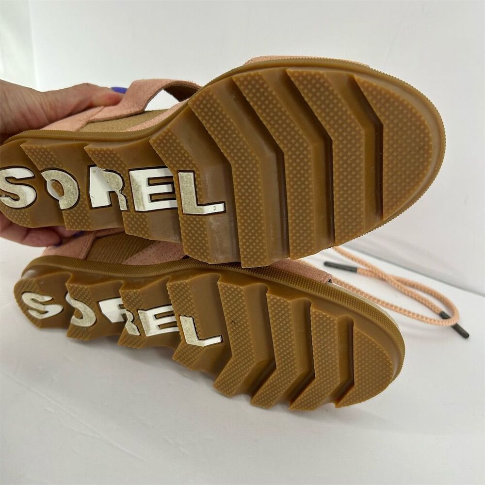 Sorel Women's Joanie II Lace Wedge Sandals Pink Blush Size 8.5 Gladiator - Picture 13 of 13